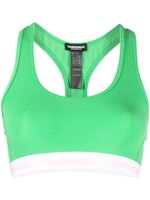 DSQUARED2 brassière de sport à bande logo - Vert