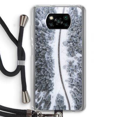 Snøfall: Xiaomi Poco X3 NFC Transparant Hoesje met koord