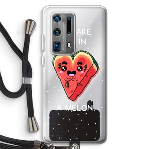 One In A Melon: Huawei P40 Pro Plus Transparant Hoesje met koord
