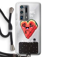One In A Melon: Huawei P40 Pro Plus Transparant Hoesje met koord One In A Melon: Huawei P40 Pro Plus Transparant Hoesje met koord