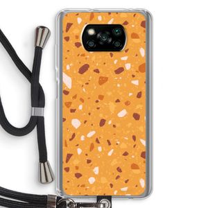 Terrazzo N°24: Xiaomi Poco X3 NFC Transparant Hoesje met koord
