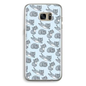 Poezen: Samsung Galaxy S7 Edge Transparant Hoesje