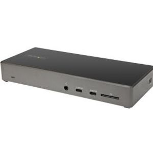 StarTech.com USB C Dock - Triple 4K Monitor USB Type-C Docking Station - 100W Power Delivery - DP 1.