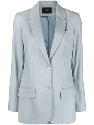 JOSEPH blazer à simple boutonnage - Bleu