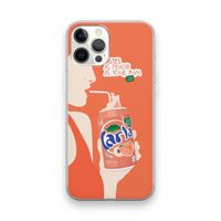 Peach please!: iPhone 12 Pro Max Transparant Hoesje