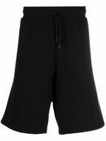 Moschino short de sport à logo brodé - Noir