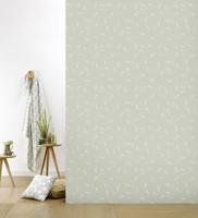 Behang Pine Needle Rol Warmgrey Behang Pine Needle Rol Warmgrey