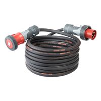15 meter CEE verlengkabel 125A 5-polig 5 x35mm² 400V zwart IP67 Mennekes PowerTop Xtra contacten