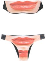 Amir Slama lips bikini set - Multicolore - thumbnail