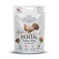 OLLO Air Dried Dental Turkey Strips - traktatie voor hond - 80g