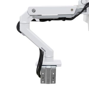 Ergotron HX Dual Arm Desk Mount Monitor-tafelbeugel 2-voudig 38,1 cm (15) - 81,3 cm (32) Wit Draaibaar, In hoogte verstelbaar, Kantelbaar, Zwenkbaar