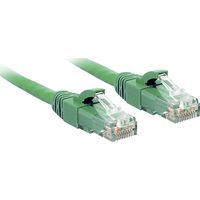 LINDY 48048 RJ45 Netwerkkabel, patchkabel CAT 6 U/UTP 2.00 m Groen Snagless 1 stuk(s) - thumbnail