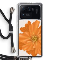 Orange Ellila flower: Xiaomi Mi 11 Ultra Transparant Hoesje met koord