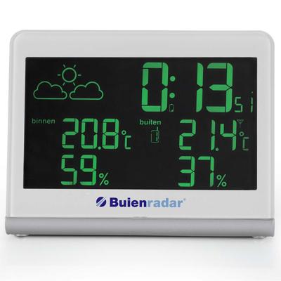 Buienradar BR-600 - Weerstation met draadloze buitensensor en groot duidelijk display