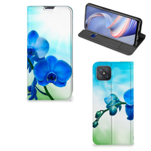 OPPO Reno4 Z 5G Smart Cover Orchidee Blauw - Cadeau voor je Moeder