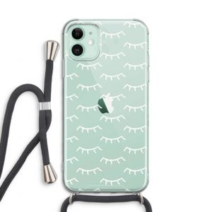 Wimpers: iPhone 11 Transparant Hoesje met koord
