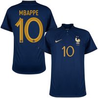 Frankrijk Shirt Thuis 2022-2023 + Mbappe 10