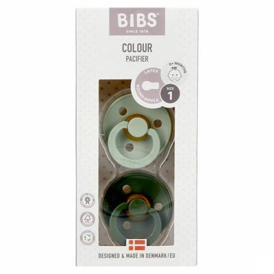 Bibs 1 Fopspeen Duo Sage Hunter Green