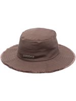 Jacquemus chapeau à bords francs - Marron - thumbnail