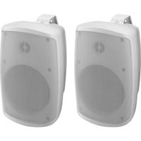 Monacor WALL-05SET/WS On-Wall speaker Wit 50 W 80 Hz - 20000 Hz 1 paar