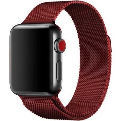 Apple Watch Milanese Band - Rood - 44, 45, 46 & 49mm Apple Watch Milanese Band - Rood - 44, 45, 46 & 49mm