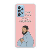 Hotline bling: Samsung Galaxy A73 Transparant Hoesje