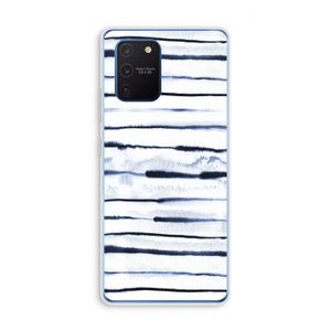 Ink Stripes: Samsung Galaxy Note 10 Lite Transparant Hoesje