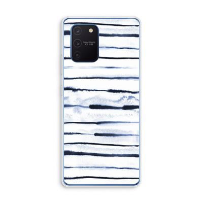 Ink Stripes: Samsung Galaxy Note 10 Lite Transparant Hoesje