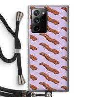 Bacon to my eggs #2: Samsung Galaxy Note 20 Ultra / Note 20 Ultra 5G Transparant Hoesje met koord