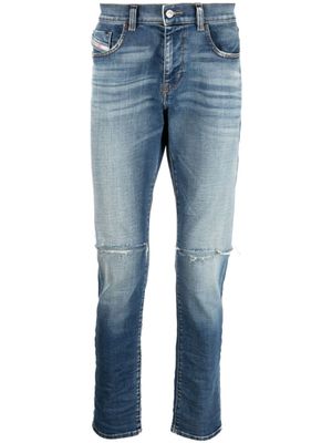 Diesel jean skinny à taille basse - Bleu