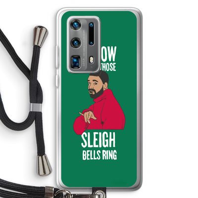 Sleigh Bells Ring: Huawei P40 Pro Plus Transparant Hoesje met koord