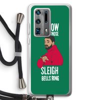 Sleigh Bells Ring: Huawei P40 Pro Plus Transparant Hoesje met koord