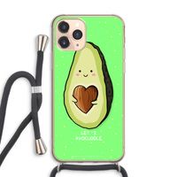 Avocuddle: iPhone 11 Pro Max Transparant Hoesje met koord
