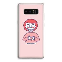 Hartje: Samsung Galaxy Note 8 Transparant Hoesje