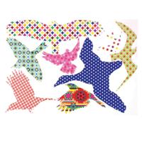 Hippe vogelstickers - Best for birds