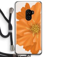 Orange Ellila flower: Xiaomi Mi Mix 2 Transparant Hoesje met koord