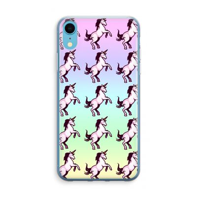 Musketon Unicorn: iPhone XR Transparant Hoesje