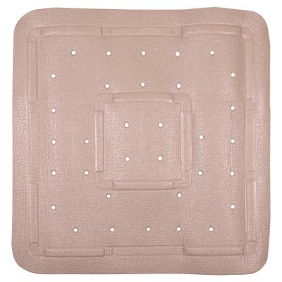 Differnz Tutus inlegmat douche - 100% PVC - anti-slip laag - 55 x 55 cm - taupe