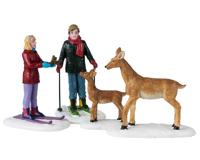 Friendly Wildlife 12x4x20 cm 4st Kersthuisje - Lemax