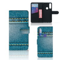 Alcatel 1S 2020 Wallet Case met Pasjes Jeans