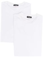 DSQUARED2 lot de deux t-shirts à col rond - Blanc