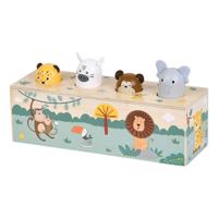 Small Foot - houten dansende dieren met geluiden safari fsc