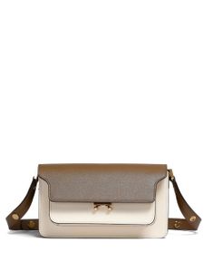 Marni sac porté épaule Trunk E/W - Marron