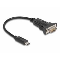 Delock USB 2.0 Adapter [1x USB-C stekker - 1x Serieel 9-polig] 64125 0 m