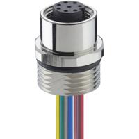 Lutronic 1232 Sensor/actuator steekconnector M12 Aantal polen: 4 Stekker, inbouw 0.50 m 1 stuk(s) - thumbnail