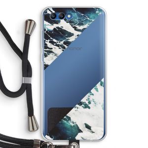 Golven: Honor 10 Transparant Hoesje met koord