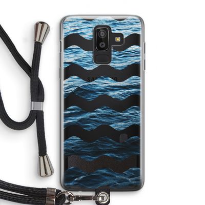 Oceaan: Samsung Galaxy J8 (2018) Transparant Hoesje met koord