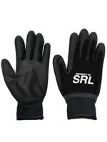 Neighborhood x SRL lot de gants à logo imprimé - Noir