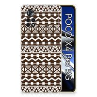 Xiaomi Poco X4 Pro 5G TPU bumper Aztec Brown - thumbnail