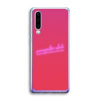 Vice Glow: Huawei P30 Transparant Hoesje